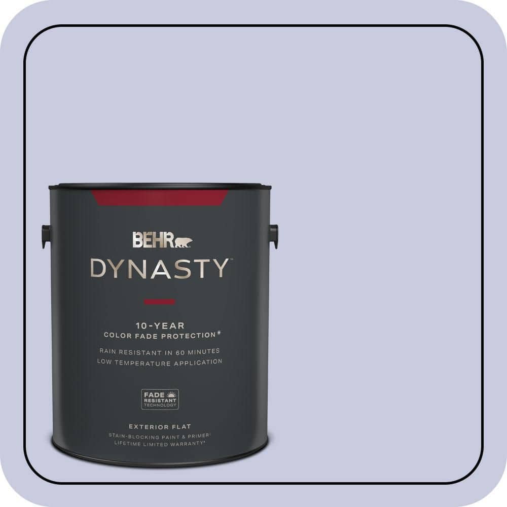 1 gal. #630C-3 Timeless Lilac Flat Exterior Stain-Blocking Paint & Primer price history on PriceWatchPro