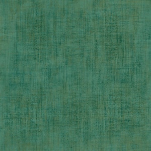 Dark Green/Gold Italian Textures 2-Gauze Texture Vinyl on Non-Woven Non-Pasted Wallpaper Roll (Covers 57.75 sq.ft.)