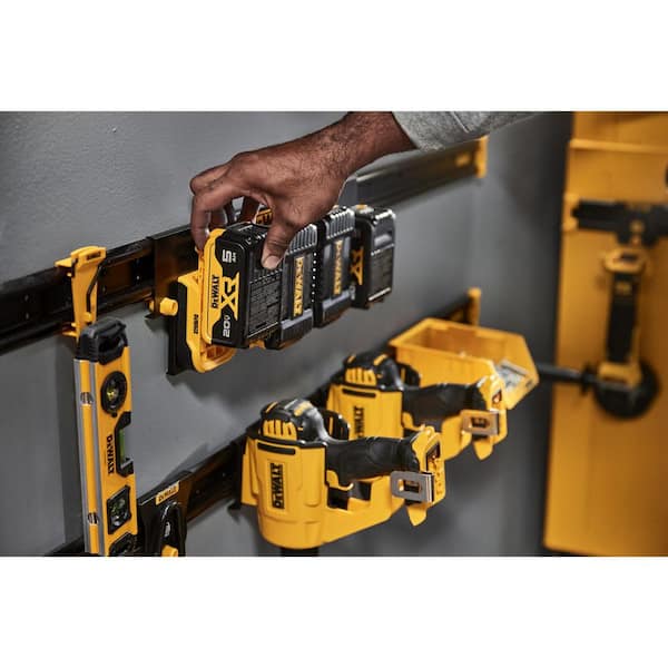 DEWALT Battery Charger Rail Mount DWST82821 The Home Depot