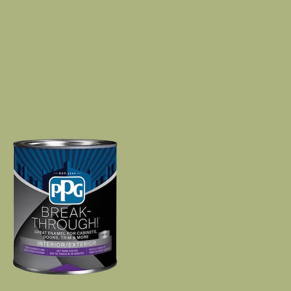 Break-Through! 1 qt. PPG11-13 Sparrow Song Semi-Gloss Door, Trim & Cabinet Paint