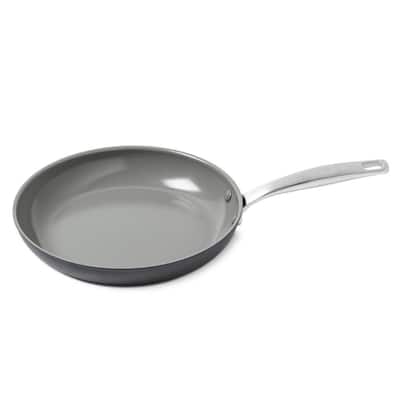 Chatham 12 in. Hard-Anodized Aluminum Ceramic Nonstick Frying Pan in Gray