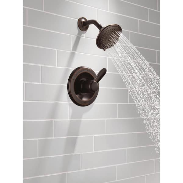 Lahara 1-Handle 1-Spray Shower Faucet Trim Kit in Venetian Bronze (Valve Not Included)