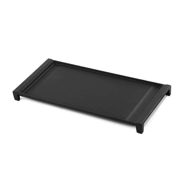 Black Enamel Cast Iron Heavy Duty Nonstick Center Griddle Plate for GE Gas Stove Cooktop Flat Top Pan 1 Pack