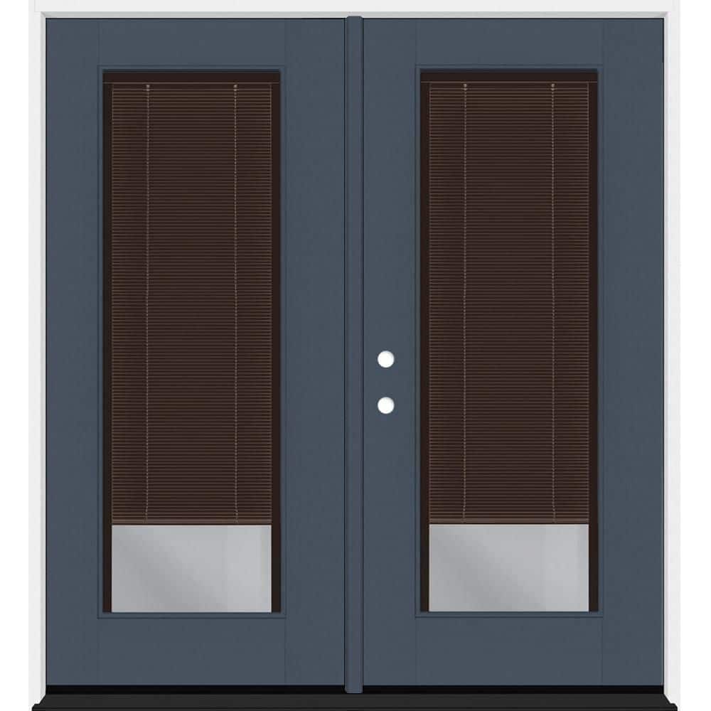 Legacy 72 in. x 80 in. Full Lite Clear Glass Mocha MB Dark Denim RHIS Fiberglass Retro Patio Door with 4 in. Jamb price history on PriceWatchPro