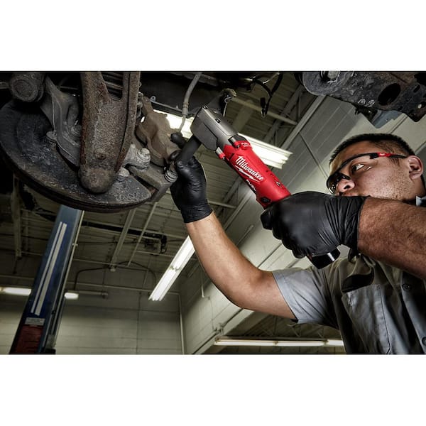 Milwaukee - M12 FUEL 12V Lithium-Ion Brushless Cordless 3/8 in. Right Angle Impact Wrench w/High Output 2.5 Ah Battery