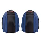 Flooring and Roofing Knee Pads, Heavy-Duty Foam Padding, Strong Adjustable Strap (Blue/Black)