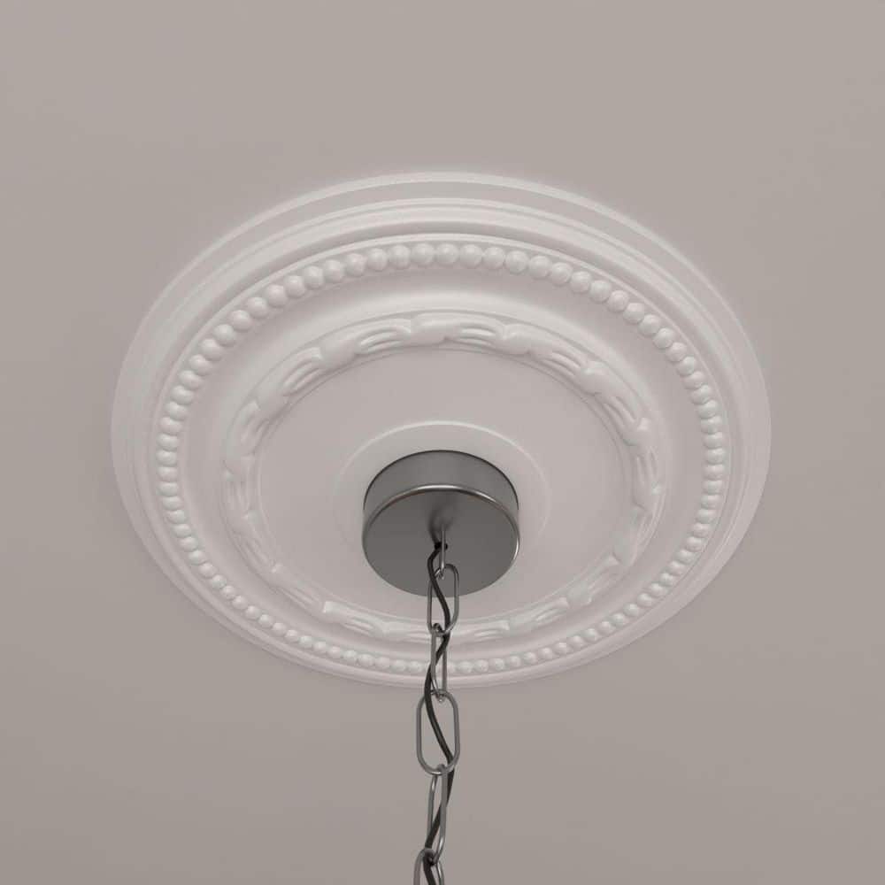 Primed White Urethane Federal Ceiling Medallion