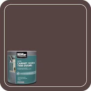 1 qt. #PFC-25 Dark Walnut Satin Enamel Interior/Exterior Cabinet, Door & Trim Paint