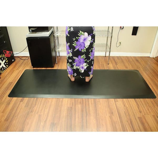 Rhino Anti-Fatigue Mats Industrial Smooth 4 ft. x 12 ft. x 1/2 in.  Commercial Floor Mat Anti-Fatigue IS48X12 - The Home Depot