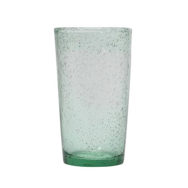 Storied Home 20 oz. Clear Tinted Bubble Drinking Glass