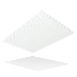polycarbonate thermoclear multiwall sheet lexan opal hammered clear glass