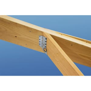 LSSJ ZMAX Face-Mount Adjustable Light Slopeable/Skewable Jack Hanger for 2x10 Nominal Lumber, Left
