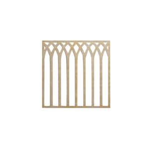 11-3/8 in. x 11-3/8 in. x 1/4 in. Birch Small Cedar Park Decorative Fretwork Wood Wall Panels (10-Pack)