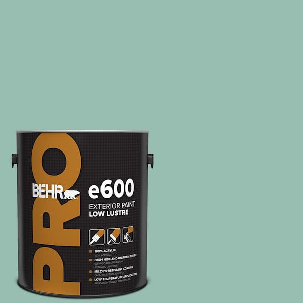 BEHR PRO 1 gal. #PPU12-07 Spring Stream Low Luster Exterior Paint