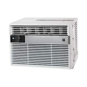 8,000 BTU 115-Volt Window Air Conditioner Cools 500 sq. ft. with Remote Control in White
