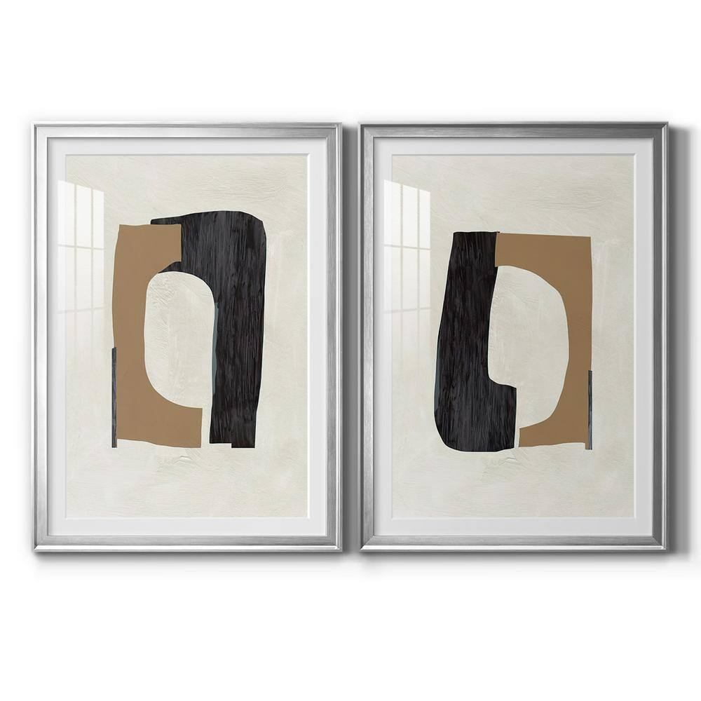 Cardboard Cutouts I By Wexford Homes 2 Pieces Framed Abstract Paper Art Print 22.5 in. x 30.5 in. . price history on PriceWatchPro