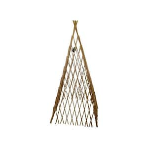 Outdoor Essentials Homestead 72 in. Wood Fan Trellis 309166 - The Home Depot
