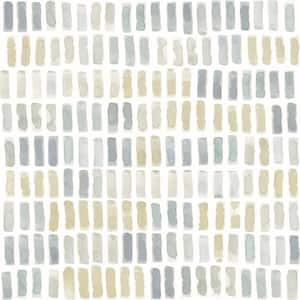 Brynne Yellow Watercolor Strippable Non Woven Wallpaper