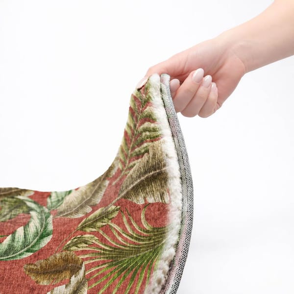 Dream Shag Premium Machine Washable Abstract ADS196 Spice 10 ft. x 14 ft. Area Rug
