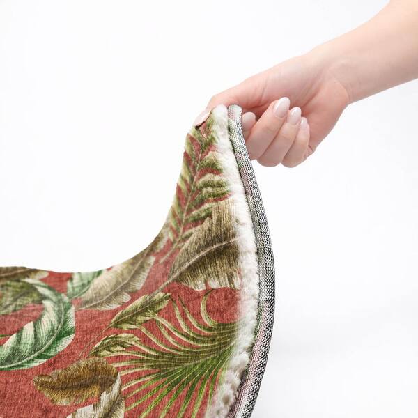 Dream Shag Premium Machine Washable Abstract ADS196 Spice 2 ft. x 3 ft. Accent Rug