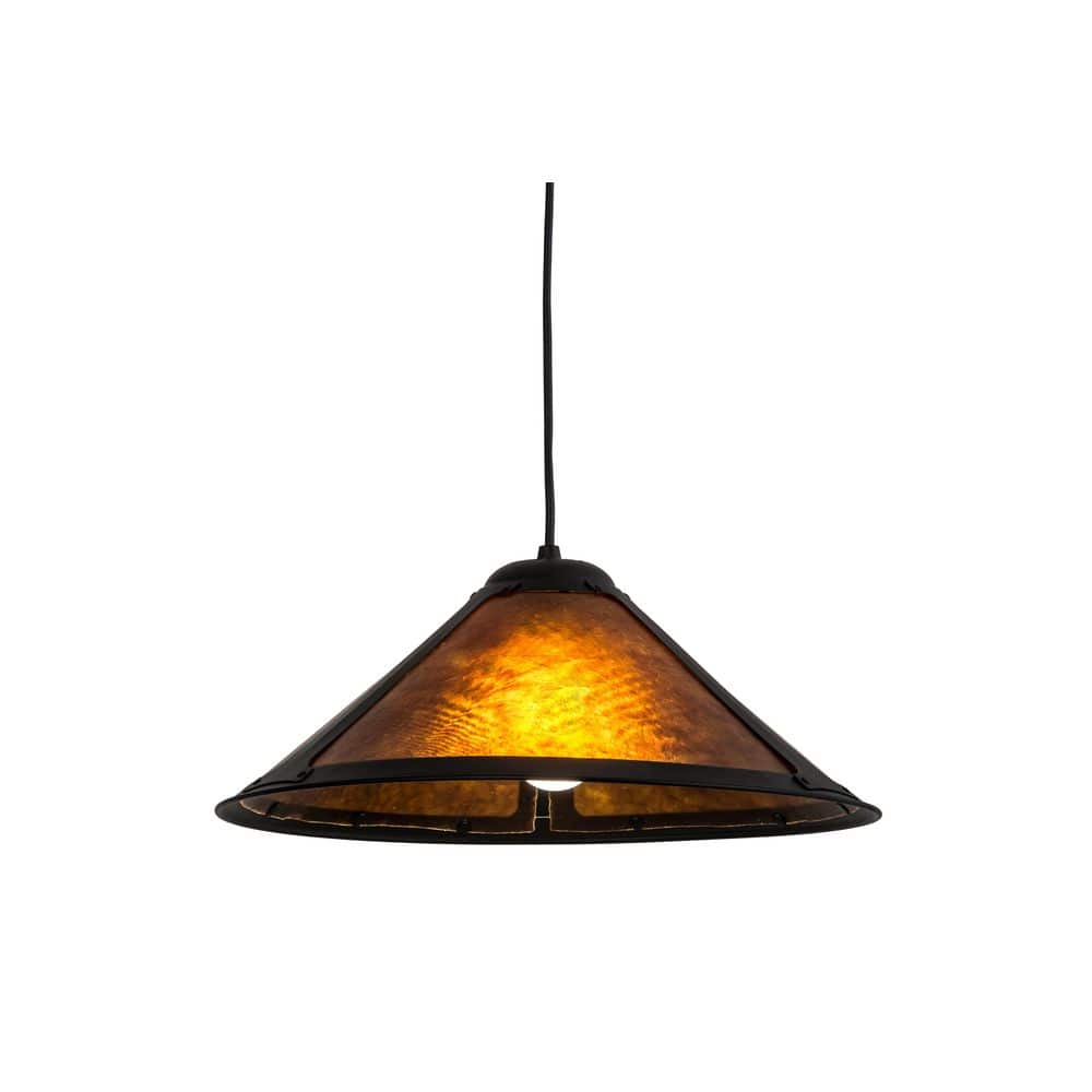 Sutter 9 in 1 Light Mahogany Bronze Dimmable Pendant Light with Amber Mica Lens and No Bulbs Included price history on PriceWatchPro