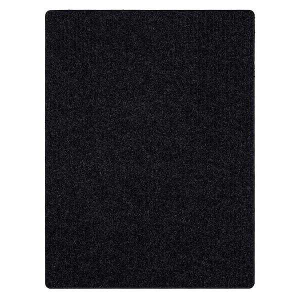 All Purpose Tri-Rib Black 3 ft. x 4 ft. Indoor/Outdoor Commercial Mat