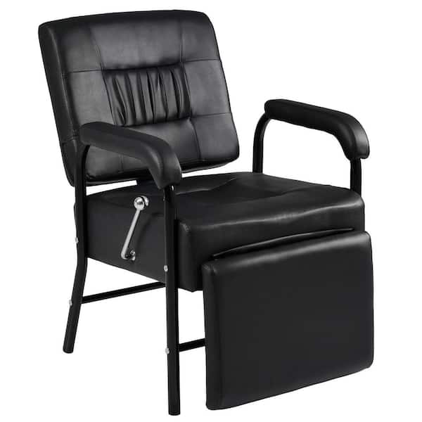 CSC DECOR INC PU Leather Shampoo Chair with Footrest Reclining