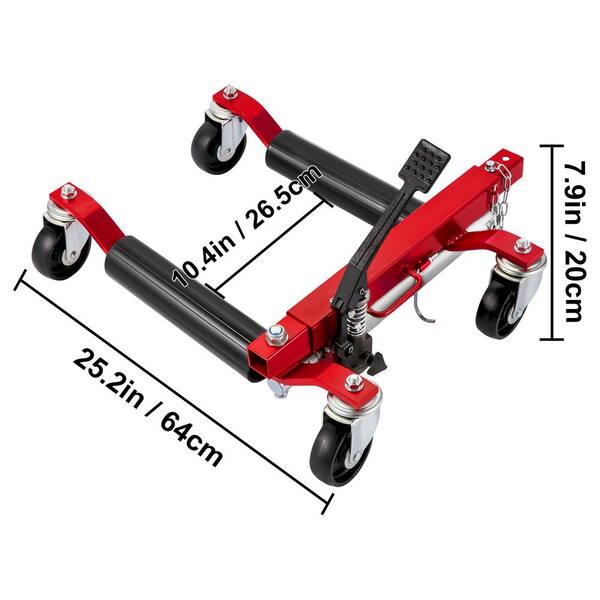 VEVOR 1500 lbs. Capacity Car Wheel Dolly 12 in. Lifting Car Wheel Jack Dolly  for Cars Positioning Vehicle Auto Repair Moving YCQ1PCS1500LBYY01V0 - The  Home Depot
