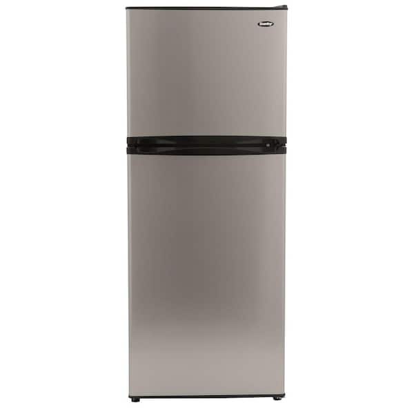 Danby 9.9 cu. ft. Top Freezer Refrigerator in Stainless Look, Counter Depth
