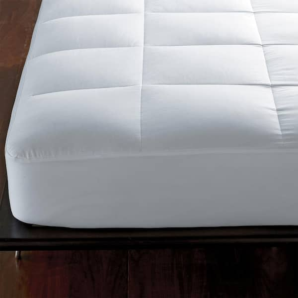 The Company Store Legends Hotel 1 in. King Down White Mattress Pad