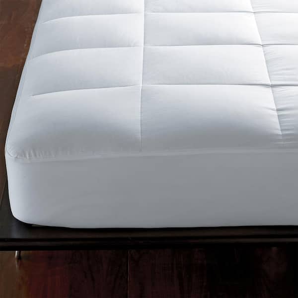 The Company Store Legends Hotel 1 in. Twin Down White Mattress Pad