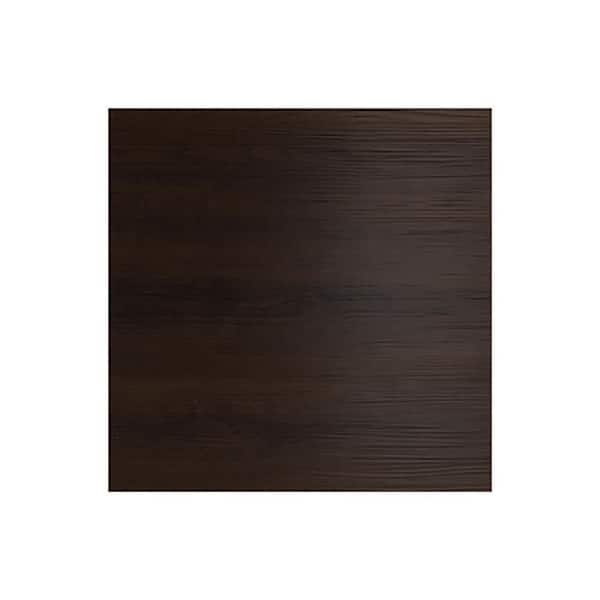 WeatherStrong Miami 13 in. W x 0.75 in. D x 13 in. H Brown Cabinet Door Sample Mahogany Matte