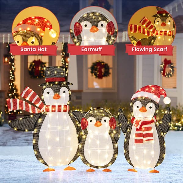 man ランプ penguin 電気 Xmas 置物 christmas man ランプ penguin 電気 Xmas 置物 christmas man ランプ