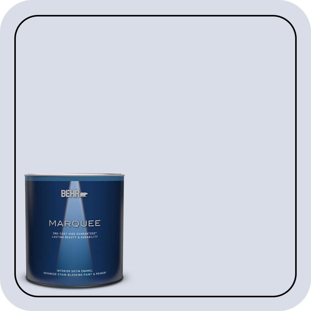 1 qt. #630C-2 Sweet Harbor Satin Enamel Interior Paint & Primer product image for price tracking