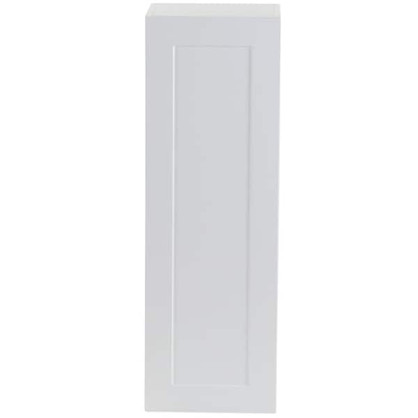 Cambridge White Shaker Assembled Wall Kitchen Cabinet with 1 Soft Close Door (12 in. W x 12.5 in. D x 36 in. H)