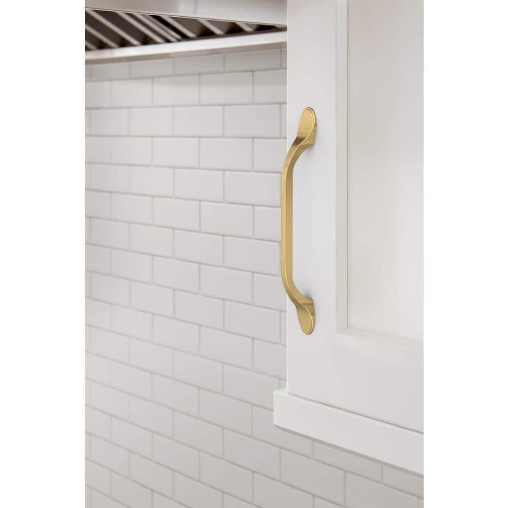Ravino 7" Champagne Bronze Arch Cabinet Pull with Mounting Hardware