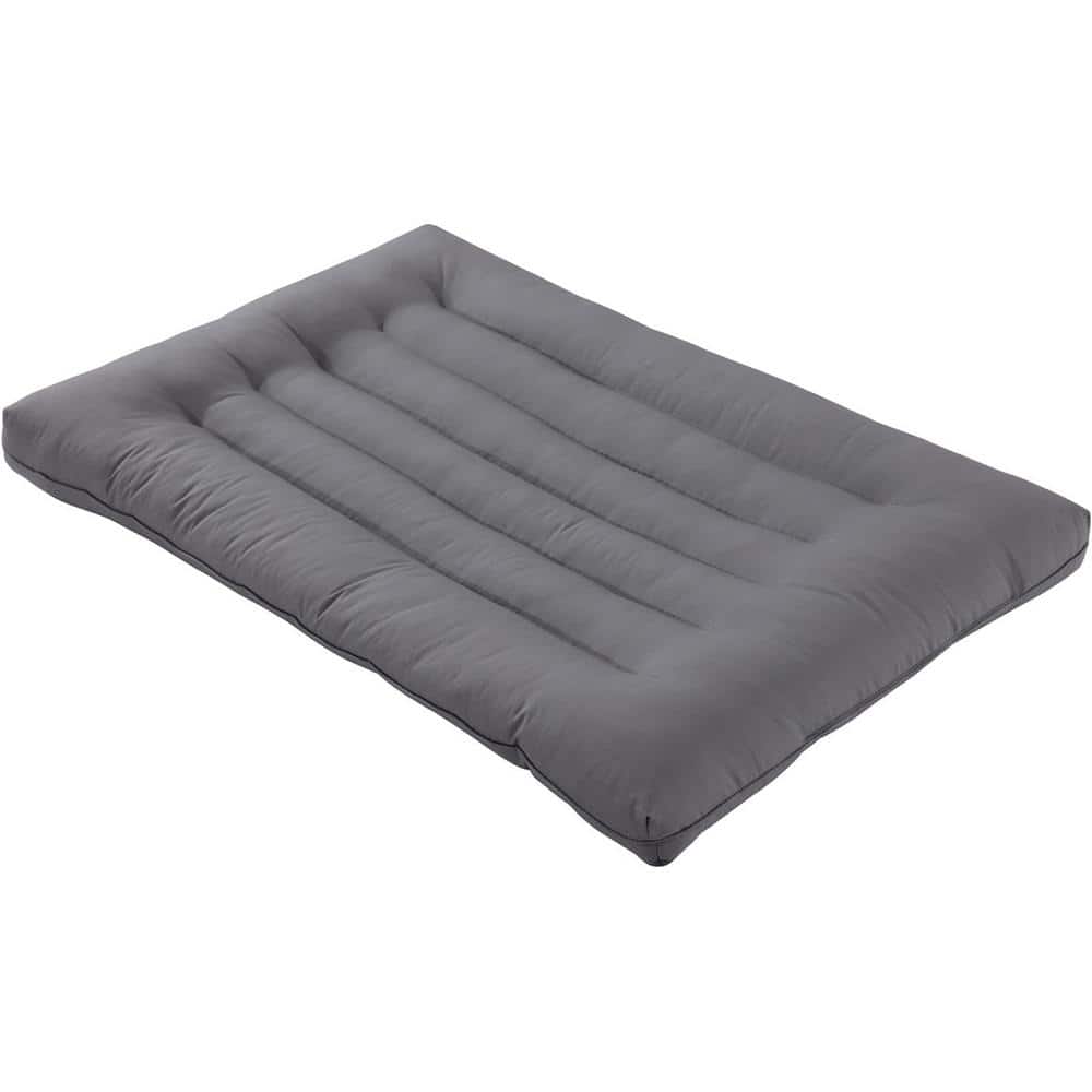 Thin Flat Pillow for Sleeping, Machine Washable-Standard Size 18 x 26, Grey