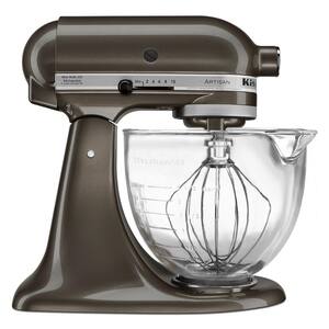 Artisan Designer 5 Qt. 10-Speed Truffle Dust Stand Mixer with Glass Bowl