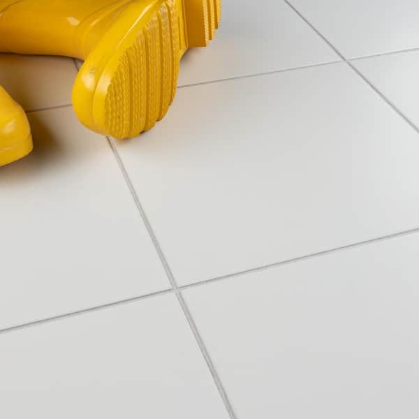 Merola Tile Duart Basic White 9-3/4 in. x 9-3/4 in. Porcelain Floor and Wall Tile (10.76 Sq. ft. / CASE)