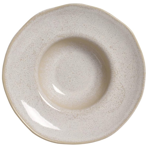 PORTO BRASIL 14.6 fl. oz. Latte Beige Stoneware Pasta Bowl (Set of 4)