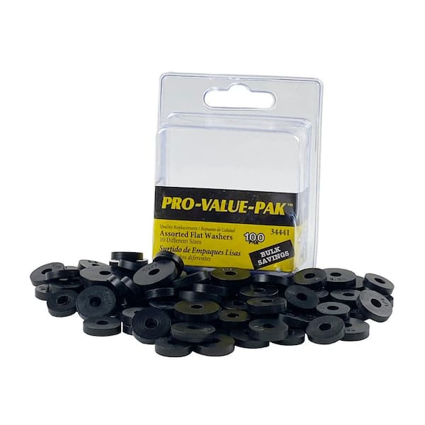 Fore-Kast Sales 200 Pieces Assorted Flat Washer Kit 