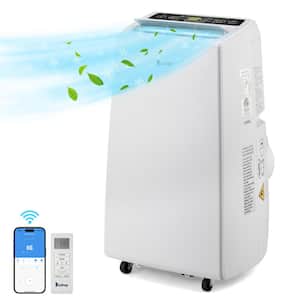 8,000 BTU Portable Air Conditioner Cools 400 sq. ft. with Dehumidifier and WiFi Function