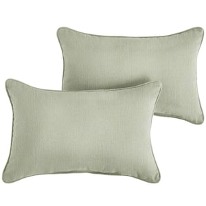 Sunbrella Revive Stem Rectangle Outdoor Lumbar Pillow (2-Pack)