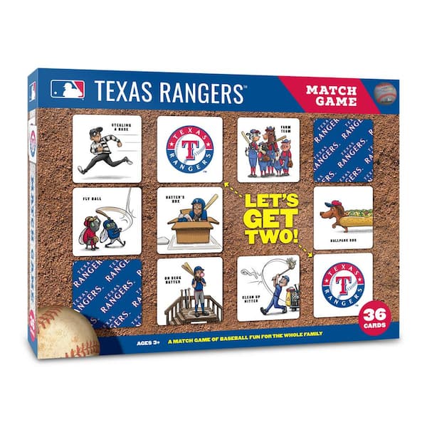 YouTheFan MLB Texas Rangers Licensed Memory Match Game 2500904 - The Home  Depot