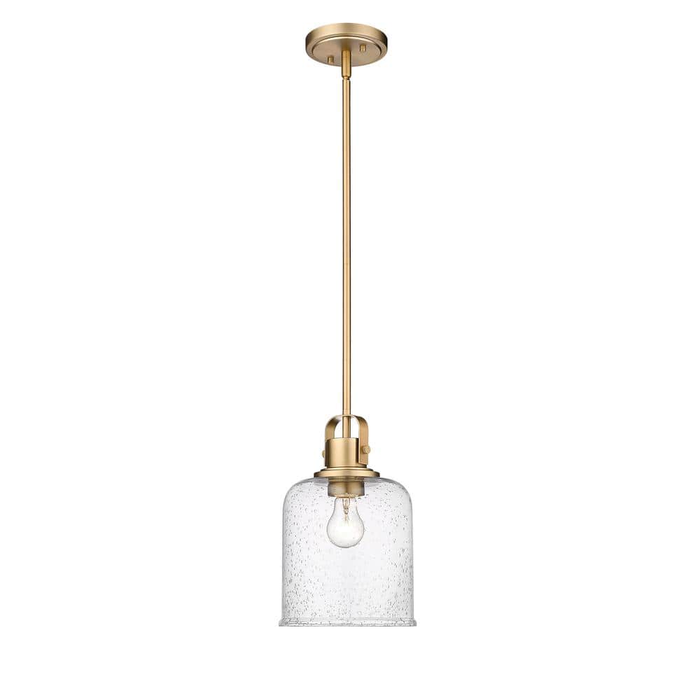 Heirloom Gold 8" Glass Globe Pendant Light