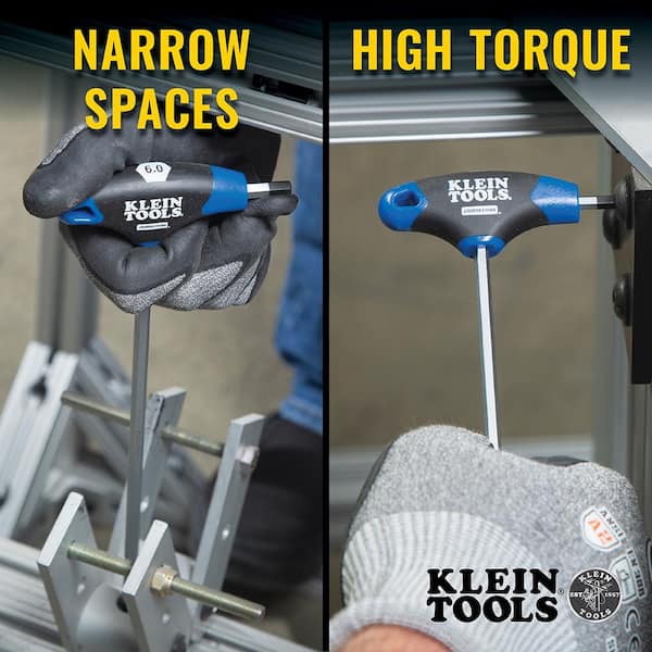 Klein Tools Metric Journeyman T-Handle Set (8-Piece) JTH98M - The