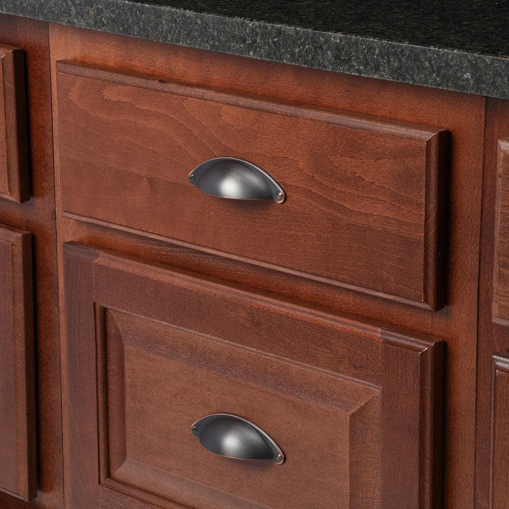 Oil Rubbed Bronze 2-1/2 Inch Traditional Cup Pull