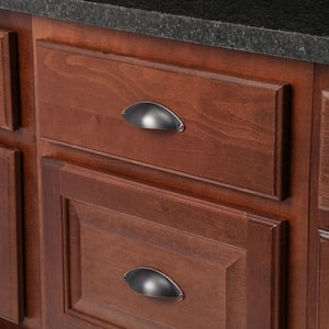Cup Pulls Collection 2-1/2 in (64 mm) Center-to-Center Oil-Rubbed Bronze Cabinet Cup Pull