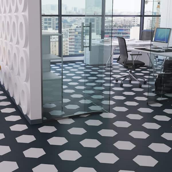 Lucida USA MosaiCore Midnight 9-in x 9-in Waterproof Luxury Flooring (12.25-sq ft) Lucida USA MosaiCore Midnight 9-in x 9-in Waterproof Luxury Flooring (12.25-sq ft)