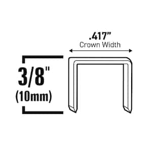 3/8 in. Leg x 5/16 in. Narrow Crown 20-Gauge Collated Heavy-Duty Staples (5-Pack/1250-Per Box)